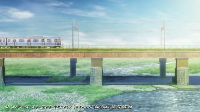 橋から見る鉄道沿線